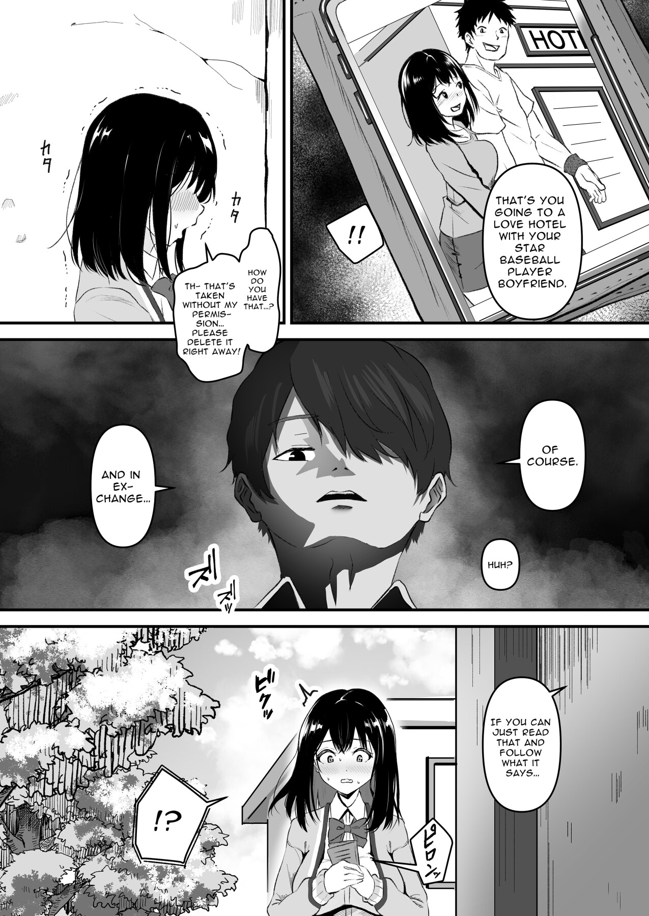 Hentai Manga Comic-Blackmailed JK Cucked Within The Week! ~sexual discipline for a girl protecting her boyfriend~-Read-4
